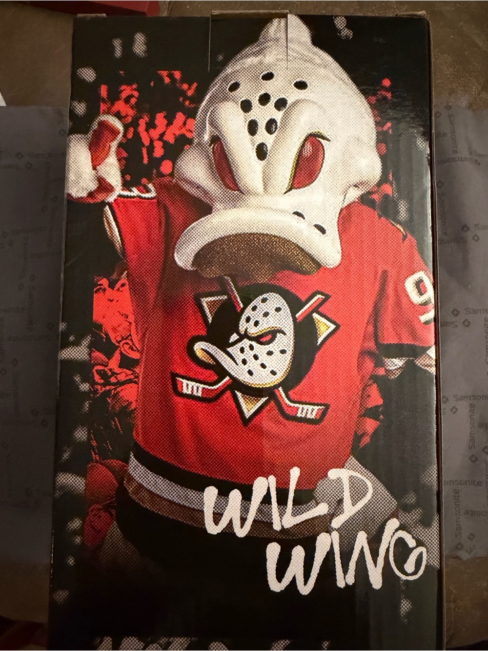 New in box - Anaheim Ducks Wild Wing Bobblehead